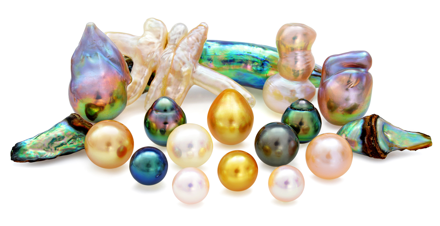 Natural and cultured freshwater pearls