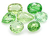 Tsavorite Closeout Mixed shapes Heavily included