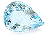 Aquamarine Single Pear Eye clean