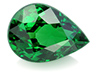 Tsavorite Single Pear Slightly included
