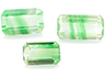 Tsavorite Mixed Lot Octagon Slightly to Moderately included