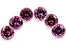 Rhodolite Round 3.080 CTS