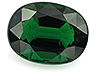 Chrome Tourmaline Single Oval Slightly included