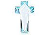 Aquamarine Carving Cross Eye clean to Slightly included