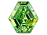 Demantoid Single Shield Slightly included